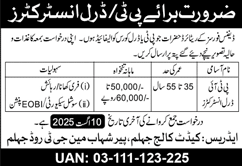 Jobs in Cadet College Jhelum
